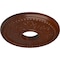 Ekena Millwork Tirana Medallion (Canopies up to 4 3/4"), 13 7/8"OD x 3 3/4"ID x 1 1/4"P, Burnished Mahogany Crackle CM13TIBMC - alternate 2